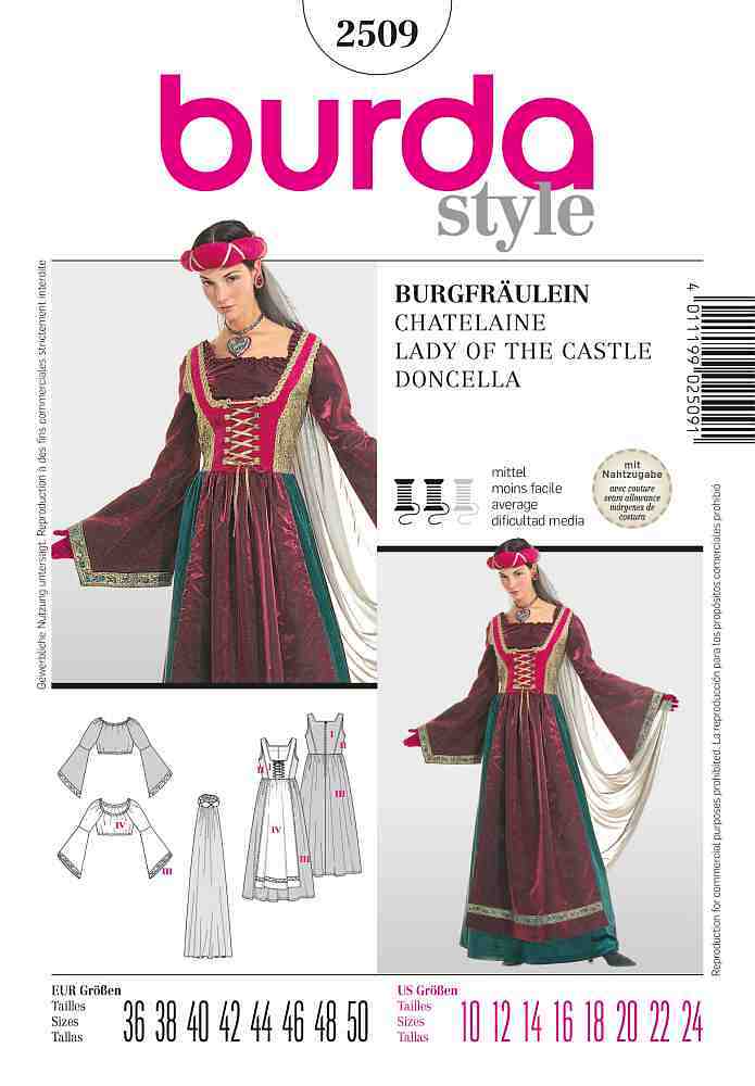 Burda Schnittmuster, Burgfräulein