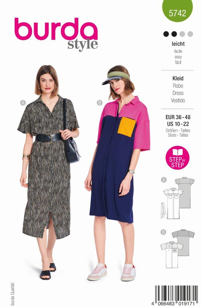 Burda Schnittmuster, Kleid