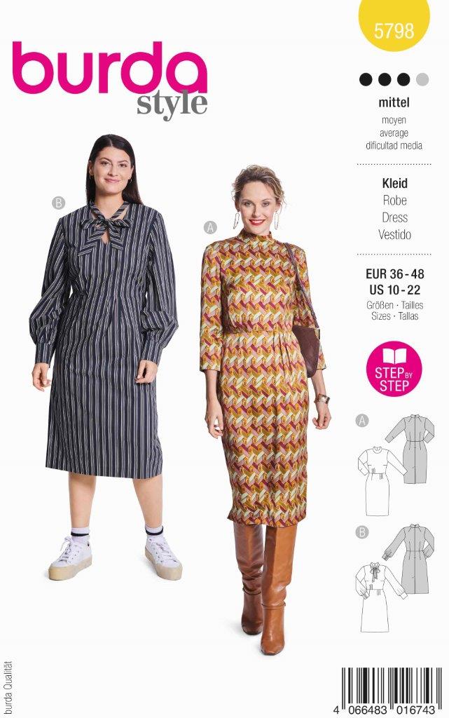 Burda Schnittmuster, Kleid