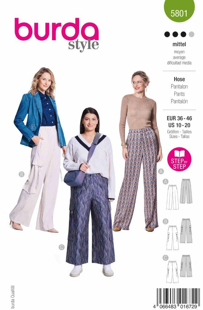 Burda Schnittmuster, Hose