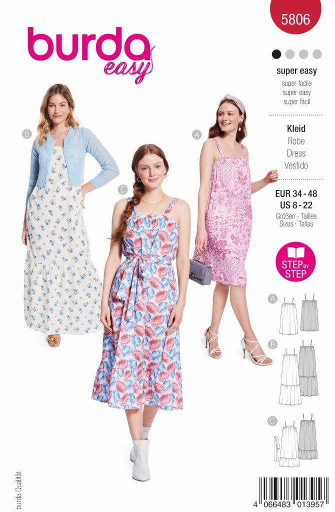 Burda Schnittmuster, Kleid