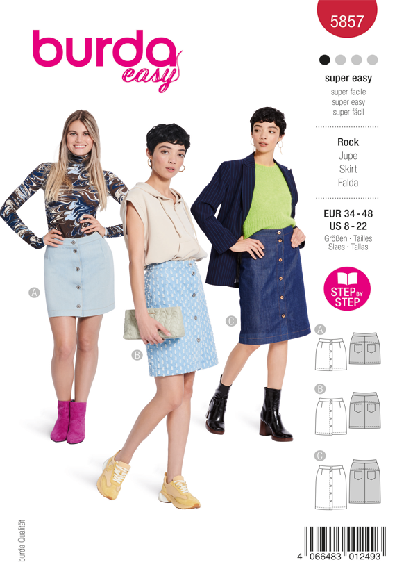 Burda Schnittmuster, Rock