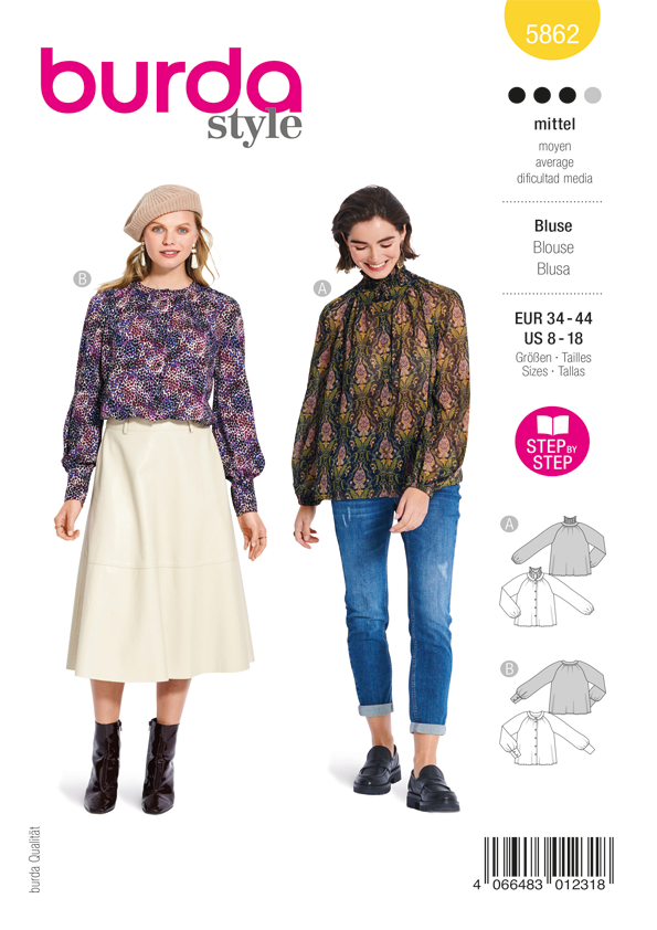 Burda Schnittmuster, Bluse