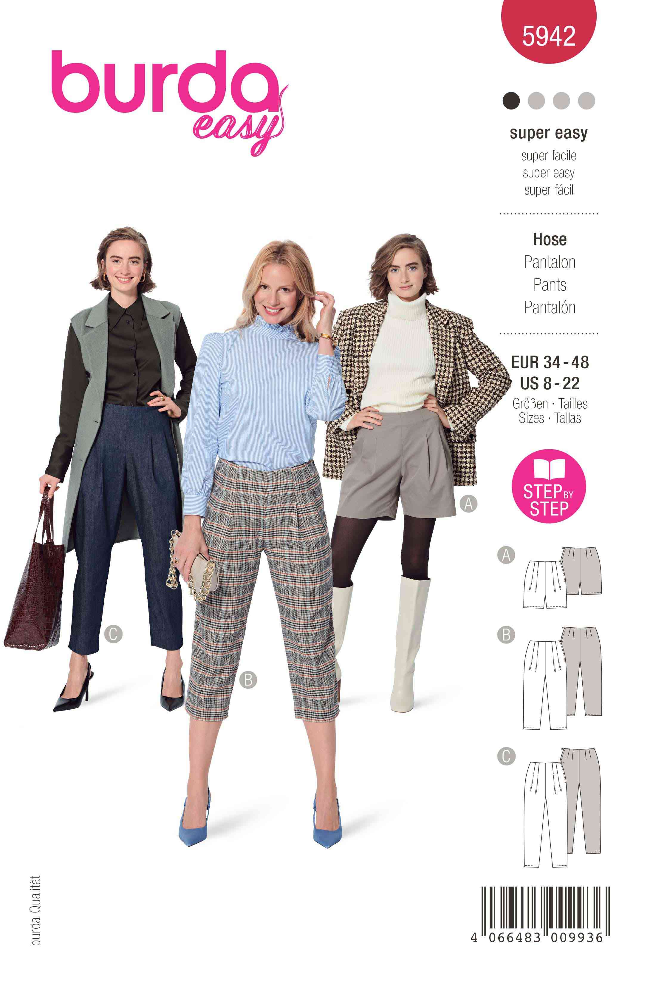Burda Schnittmuster, Hose