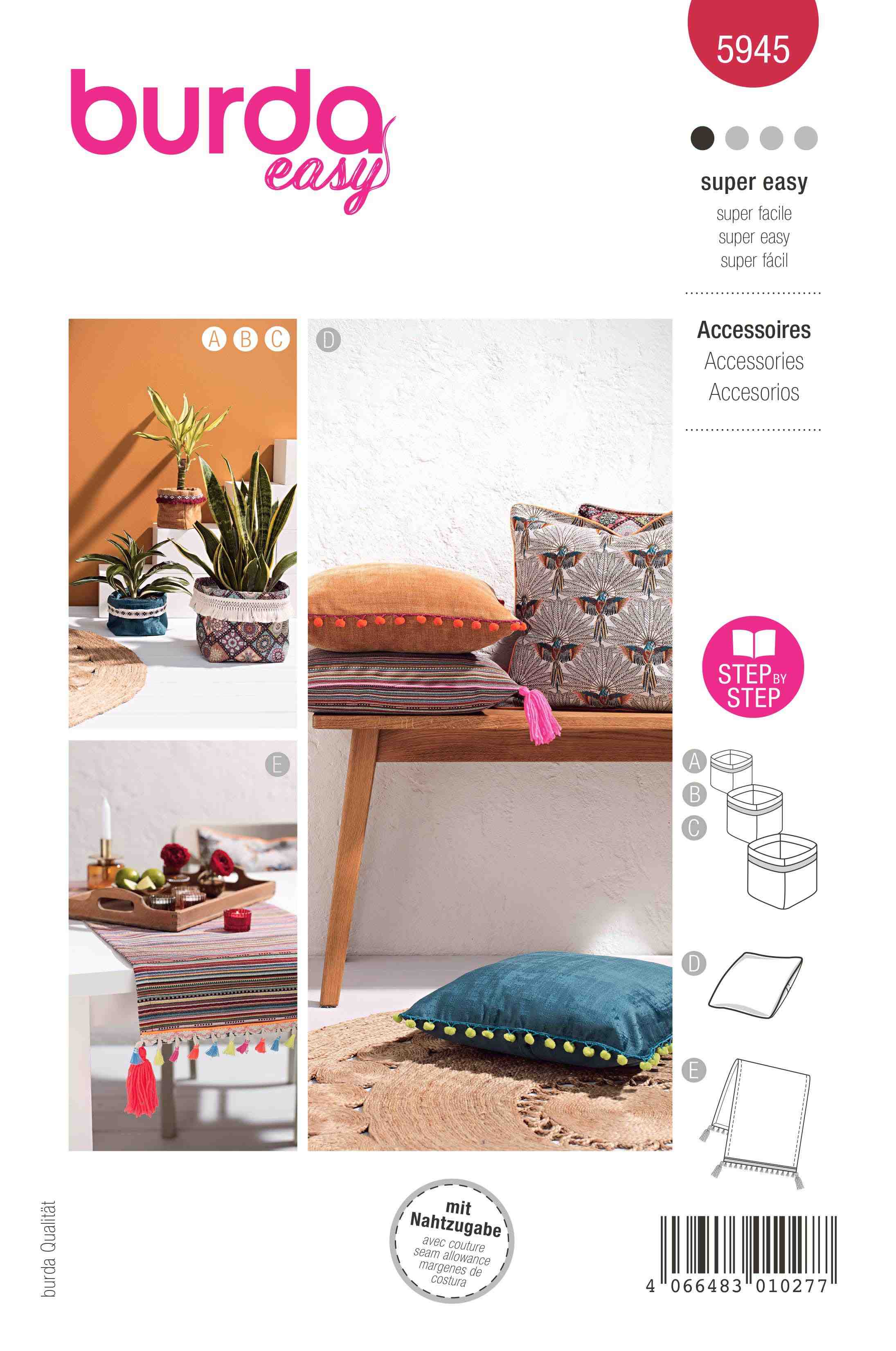 Burda Schnittmuster, Accessoires