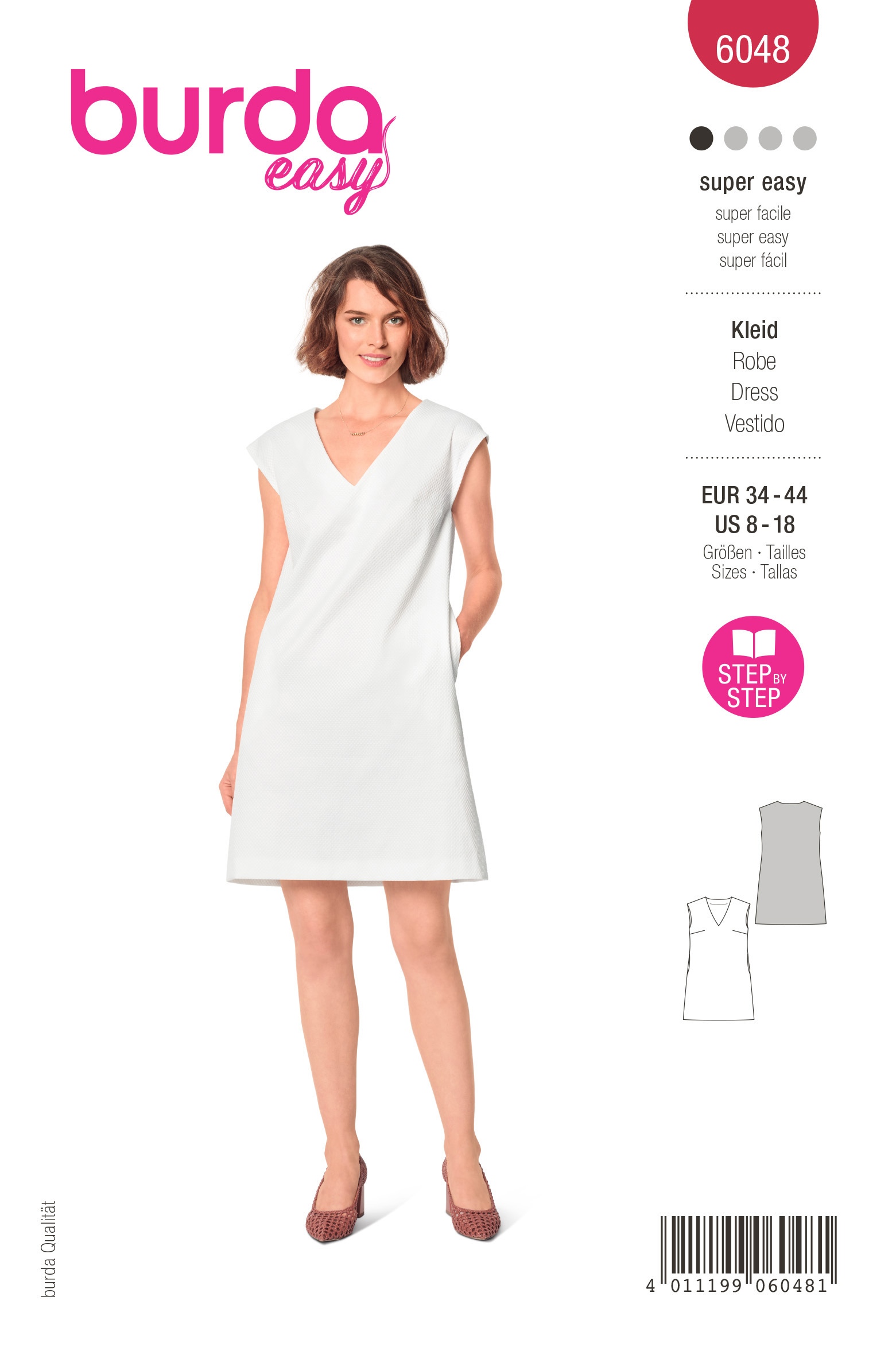 Burda Schnittmuster, Shiftkleid