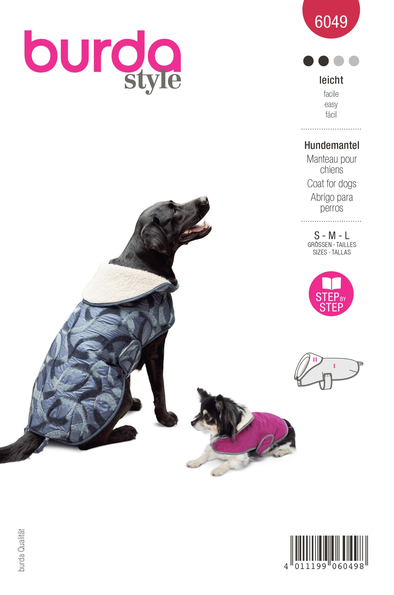 Burda Schnittmuster, Hundemantel