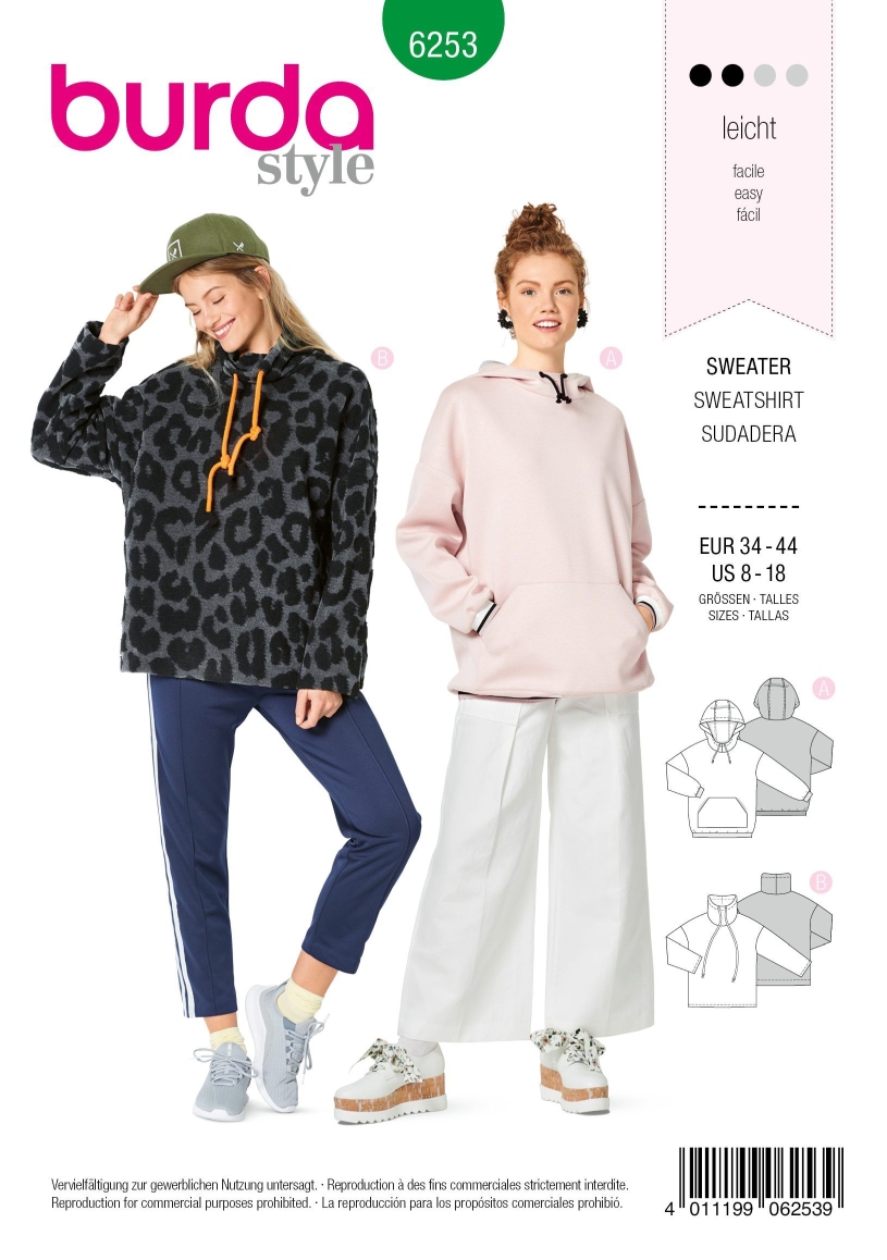 Burda Schnittmuster, Sweater