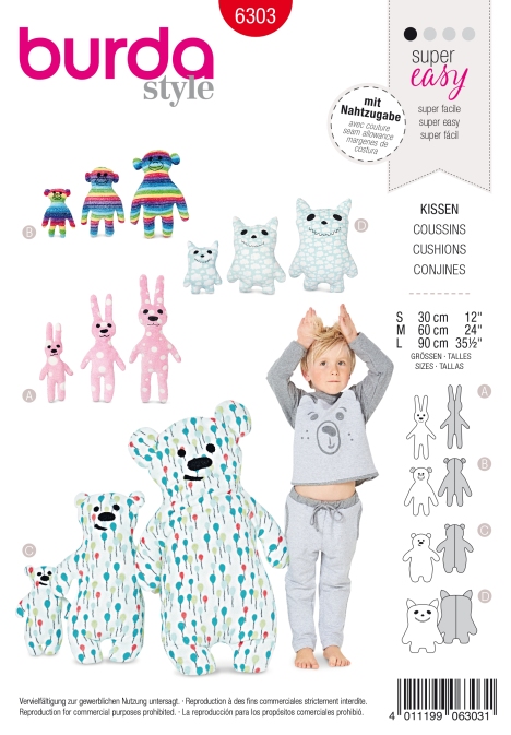 Burda Schnittmuster, Hase