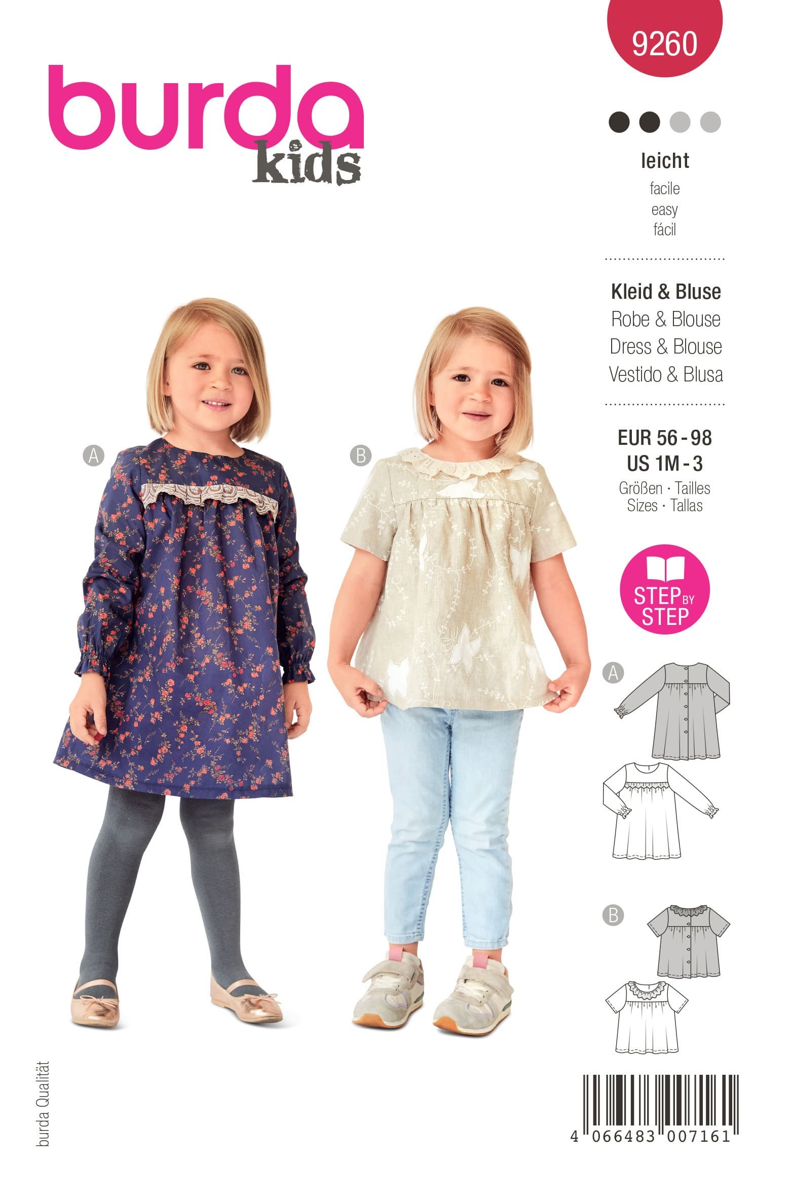 Burda Schnittmuster, Kleid & Bluse