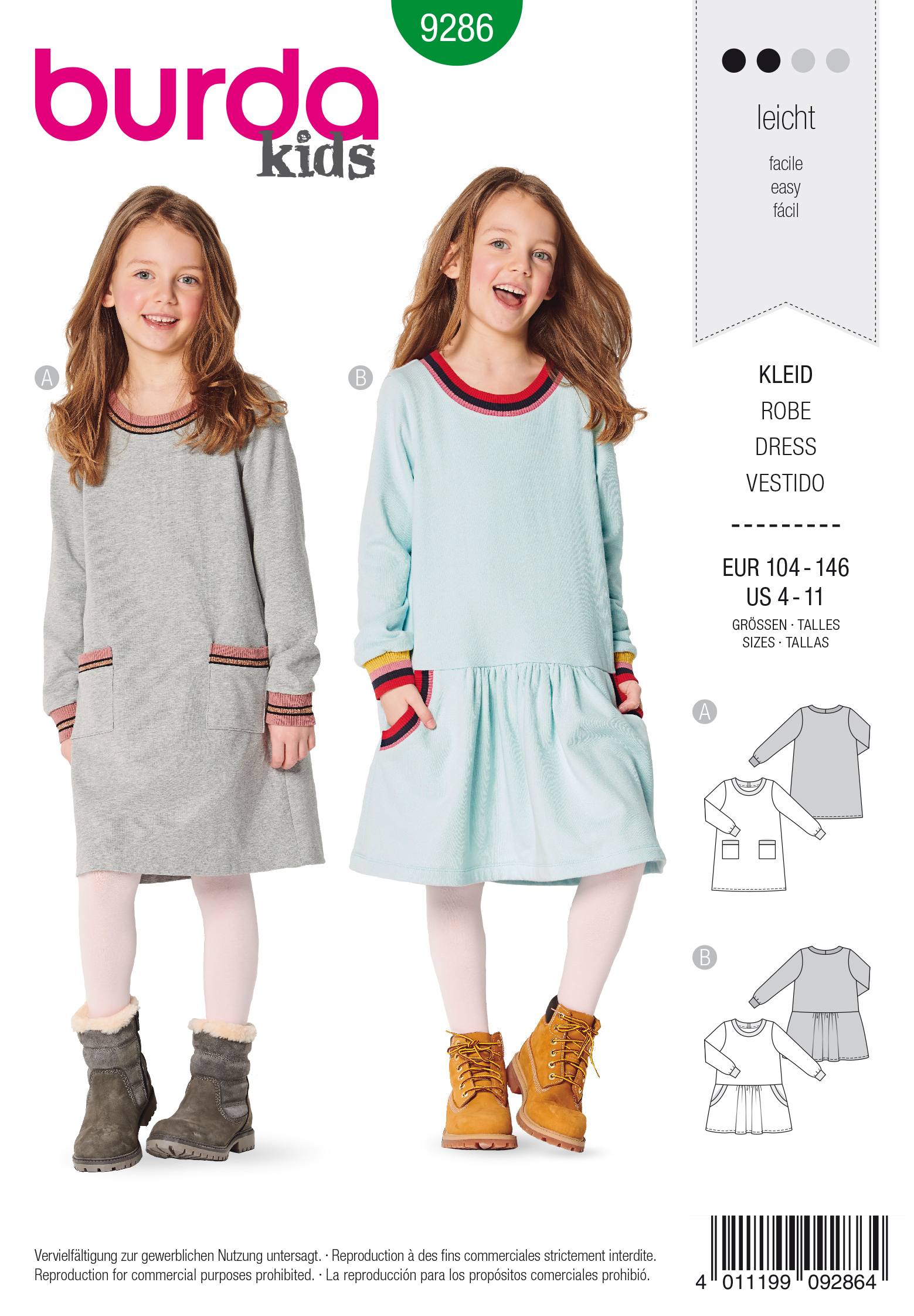 Burda Schnittmuster, Kleid