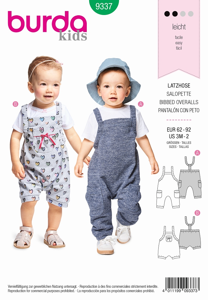 Burda Schnittmuster, Latzhose