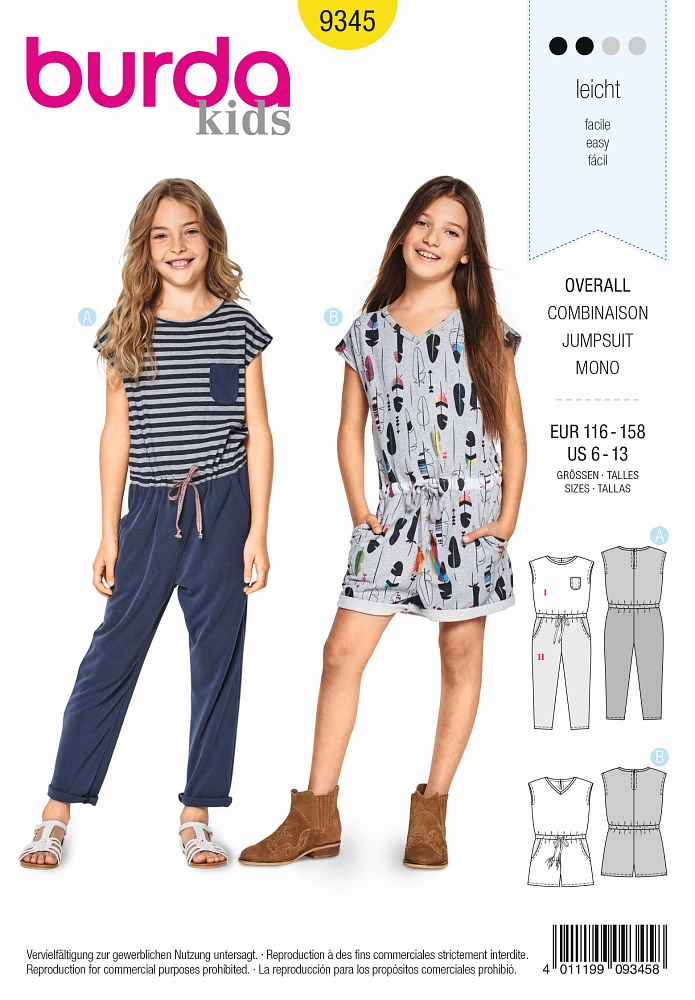 Burda Schnittmuster, Overall