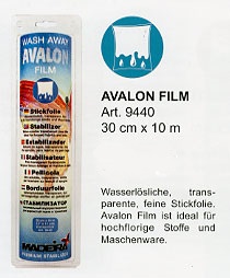 Madeira avalon (stickvlies) film stickfolie leicht/fein 