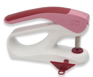 Prym vario creative tool, lochen, druckknöpfe und ösen anbringen und nieten verarbeiten, rosa / rot