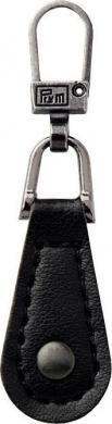 PRYM FASHION-ZIPPER LEDERIMITAT RUND SCHWARZ, KARTE A 1STK